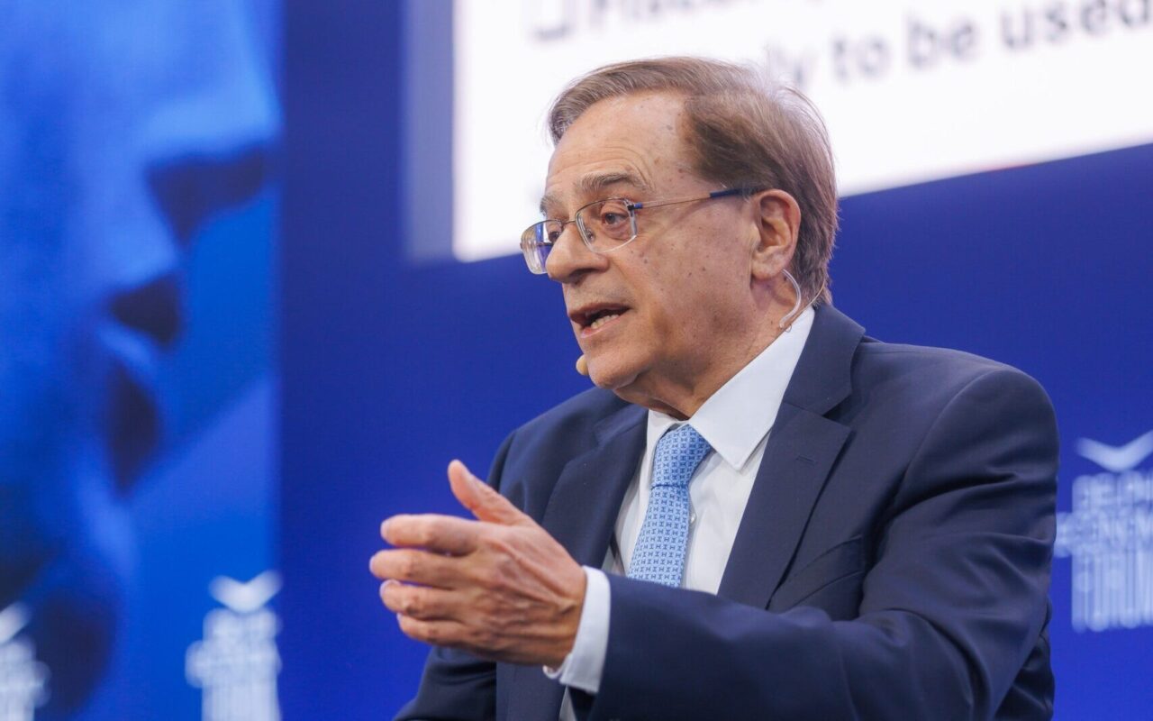 Ο Πρόεδρος του Δ.Σ. της Εθνικής Τράπεζας, καθηγητής κ. Γκίκας Χαρδούβελης