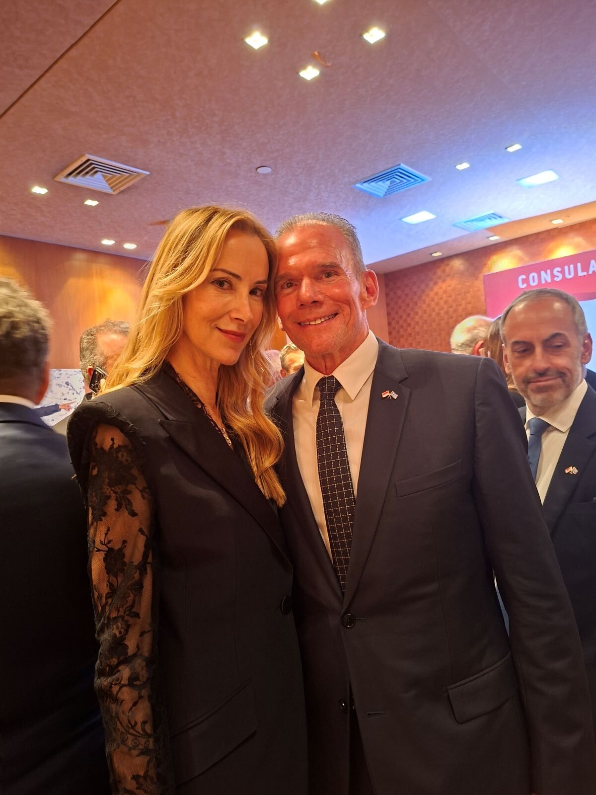 Γρηγόρης και Κατερίνα Στασινοπούλου, που ήλθαν από το Μονακό