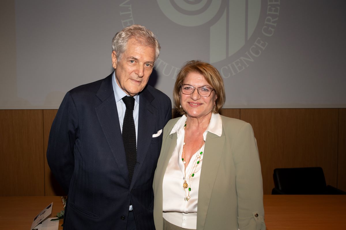 Ο Alain Elkann, η καθηγήτρια του ΕΜΠ Μαρία Λοϊζίδου