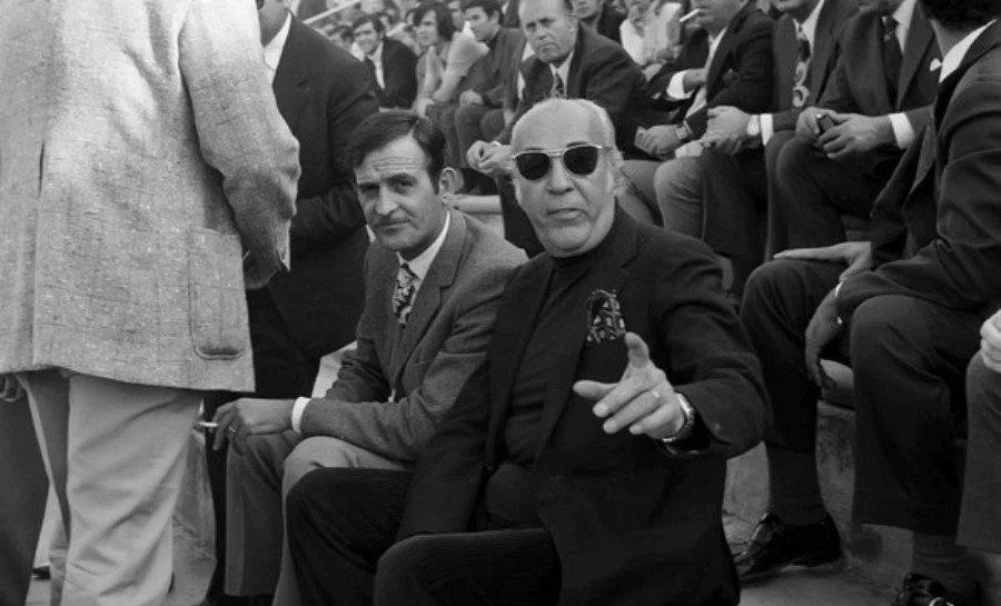 Ο Νίκος Γουλανδρής στο γήπεδο