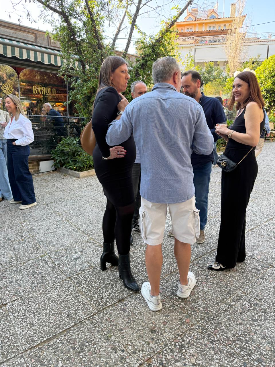 Η Ζωή Κωνσταντοπούλου χθες στο Ψυχικό