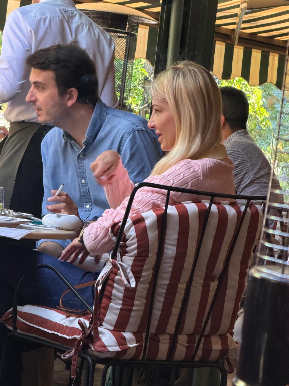 Η Φαίη Σκορδά με τον Αλέξανδρο Αθανασιάδη