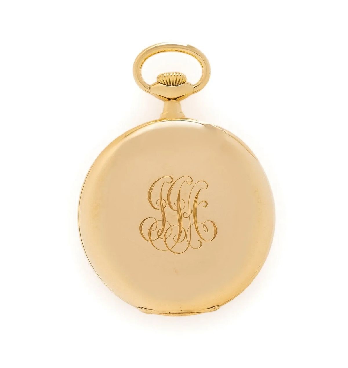 Χαραγμένα περίτεχνα τα αρχικά του ιδιοκτήτου του Τζον Τζέικομπ Άστορ στο χρυσό ρολόι