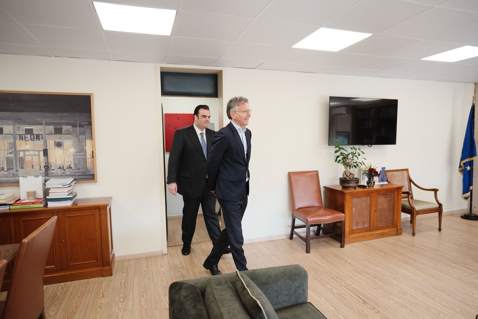 Γερούν Ντάισελμπλουμ και Κυριάκος Πιερρακάκης