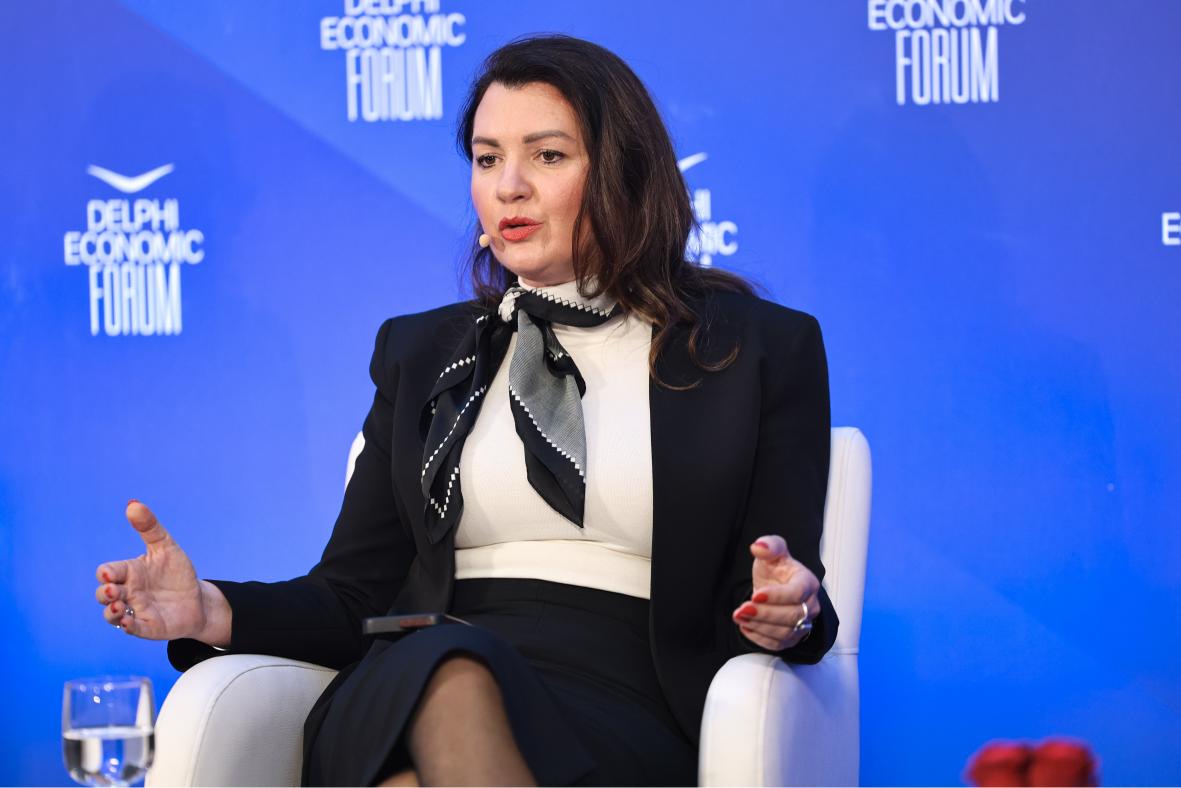 Η Charlotte Foucteau, CEO της TP Greece και επικεφαλής της περιοχής Κεντρικής και Ανατολικής Ευρώπης και Βαλτικών χωρών