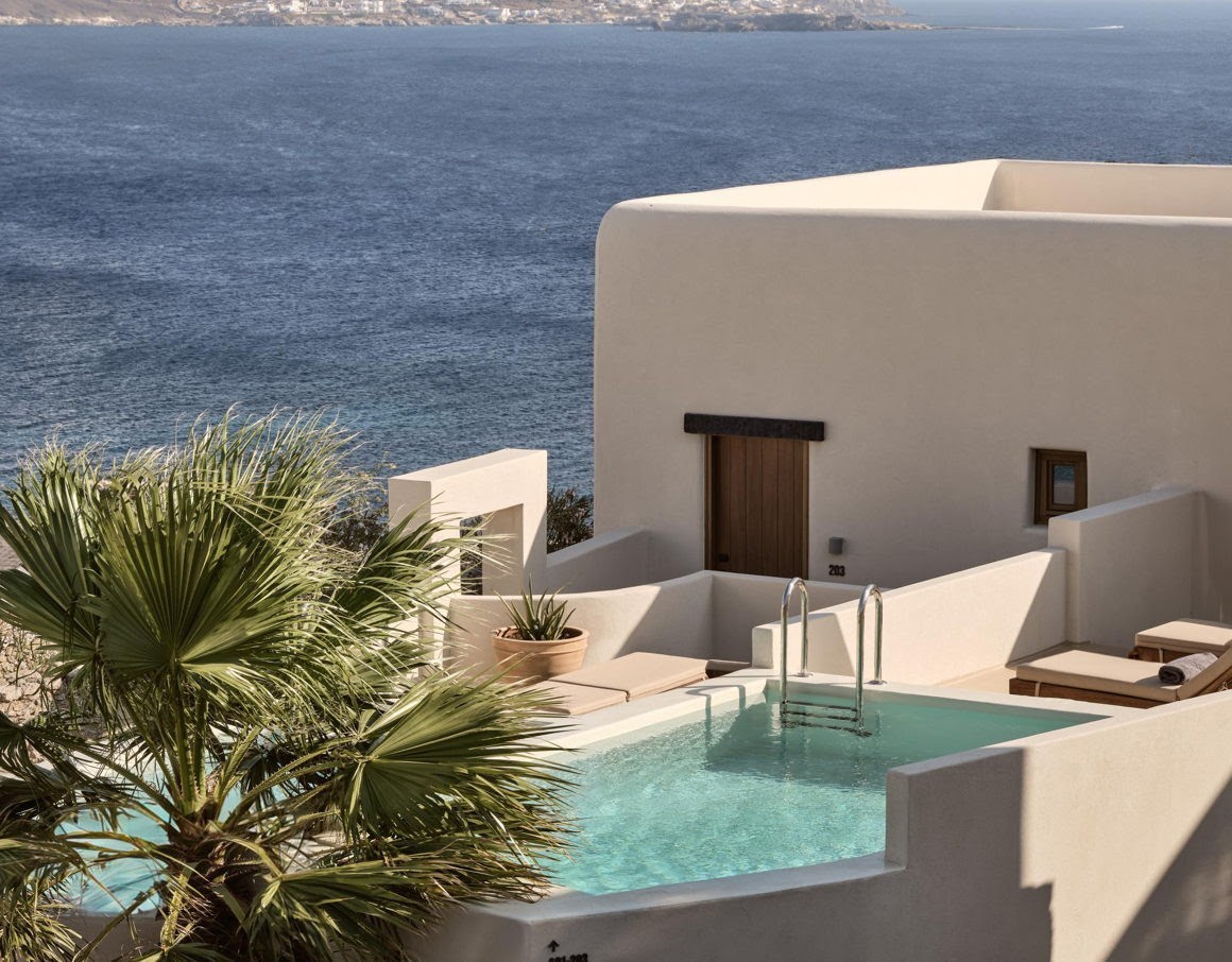 Πισίνα δωματίου στο OMEON Mykonos