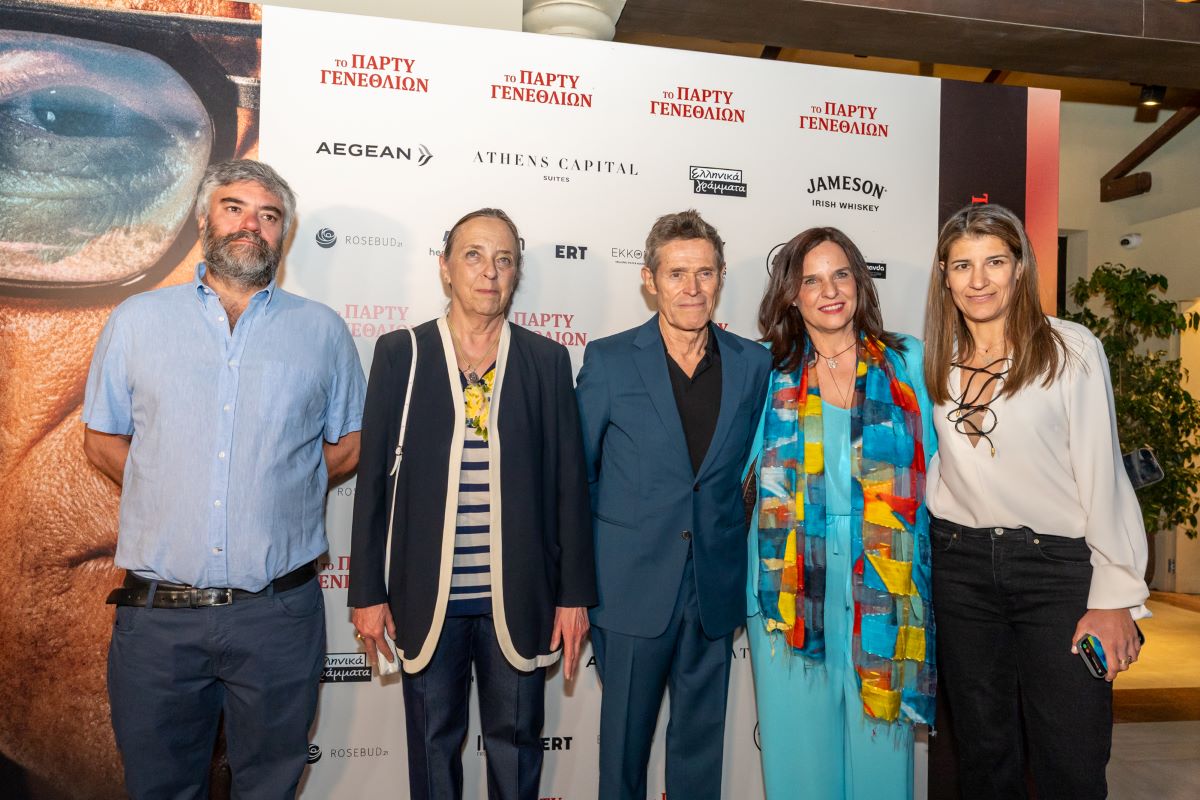 Miguel Ángel Jiménez, Μαρία Μπόμπολα (Athens Open Air Film Festival), Willem Dafoe, Τατιάνα Παππά, Ιωάννα Παναγιωτίδου (Rosebud.21)