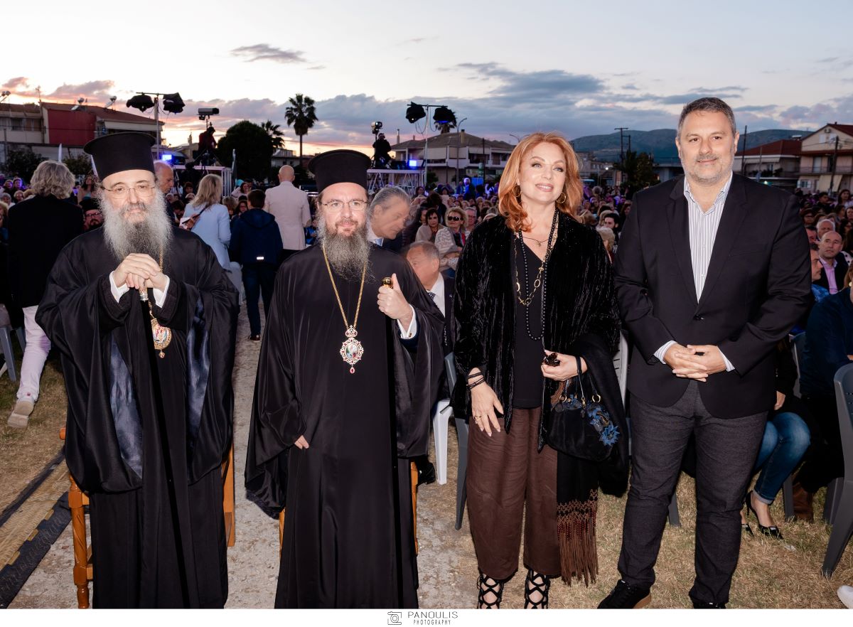 Μητροπολίτης Πατρών κκ. Χρυσόστομος, Μητροπολίτης Αιτωλίας και Ακαρνανίας κκ. Δαμασκηνός, Αντζελα Γκερέκου, Σπύρος Διαμαντόπουλος, Δήμαρχος Μεσολογγίου