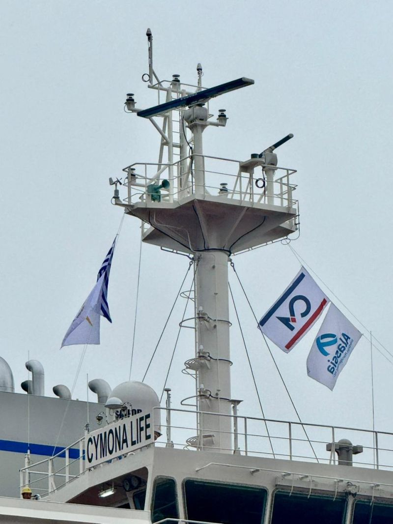 Η Alassia NewShips Management του Νικόλα Β. Χατζηιωάννου, παρέλαβε το ενδέκατο πλοίο της, το νεότευκτο M/V Cymona Life.