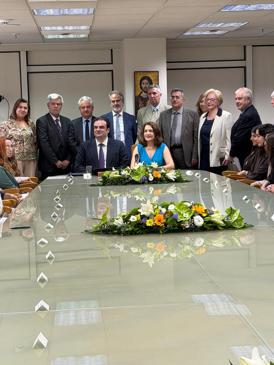 Ο υπουργός Εθνικής Οικονομίας και Οικονομικών Κυριάκος Πιερρακάκης, κατά την τελετή ορκωμοσίας των νέων λειτουργών του Νομικού Συμβουλίου του Κράτους