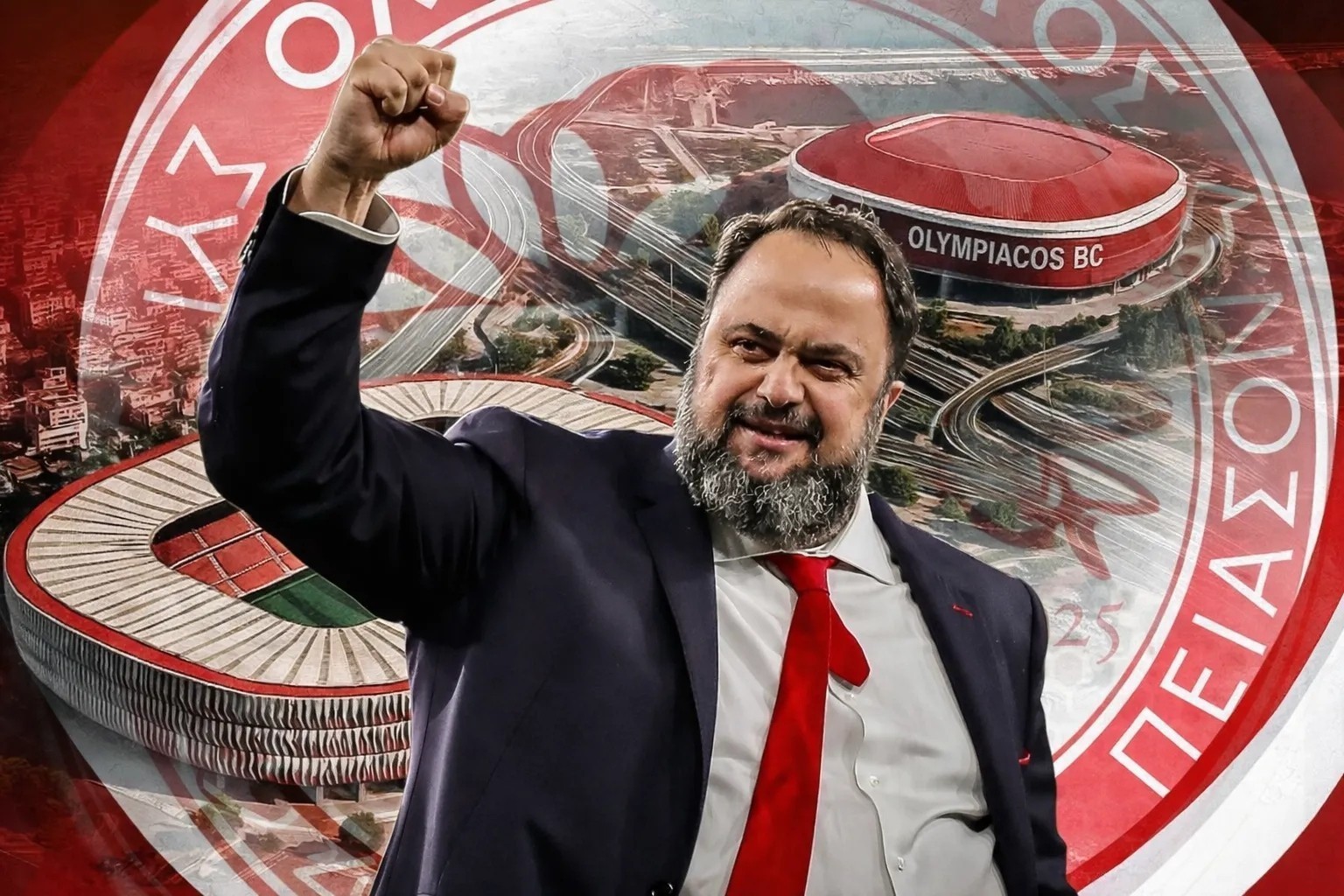 Ο Βαγγέλης Μαρινάκης στο κλειστό δείπνο της παγκόσμιας ελίτ του ποδοσφαίρου στη Βουδαπέστη