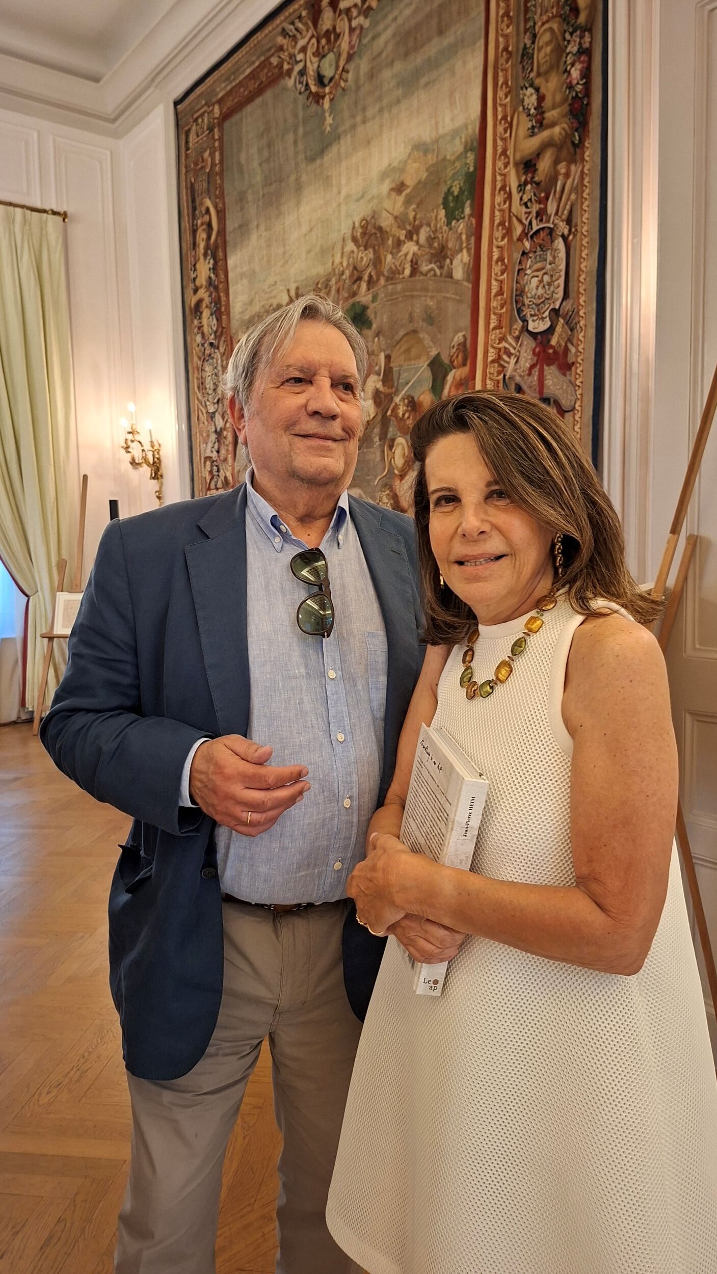 O Θοδωρής Αχής με την Μπαμπέτ Γαβριηλίδου