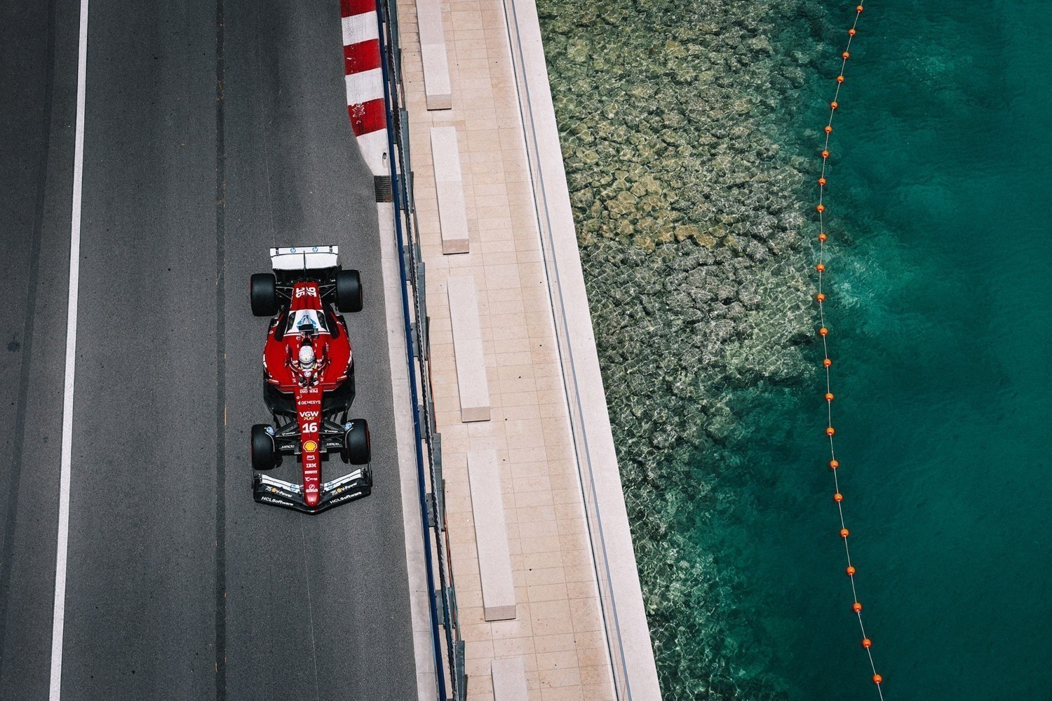 16 LECLERC Charles (mco), Scuderia Ferrari SF-25, action during the Formula 1 Tag Heuer Grand Prix de Monaco, 8th round of the 2025 FIA Formula One World Championship from May 23 to 25, 2025 on the Circuit de Monaco, in Monte-Carlo, Monaco - Photo Antonin Vincent / DPPI