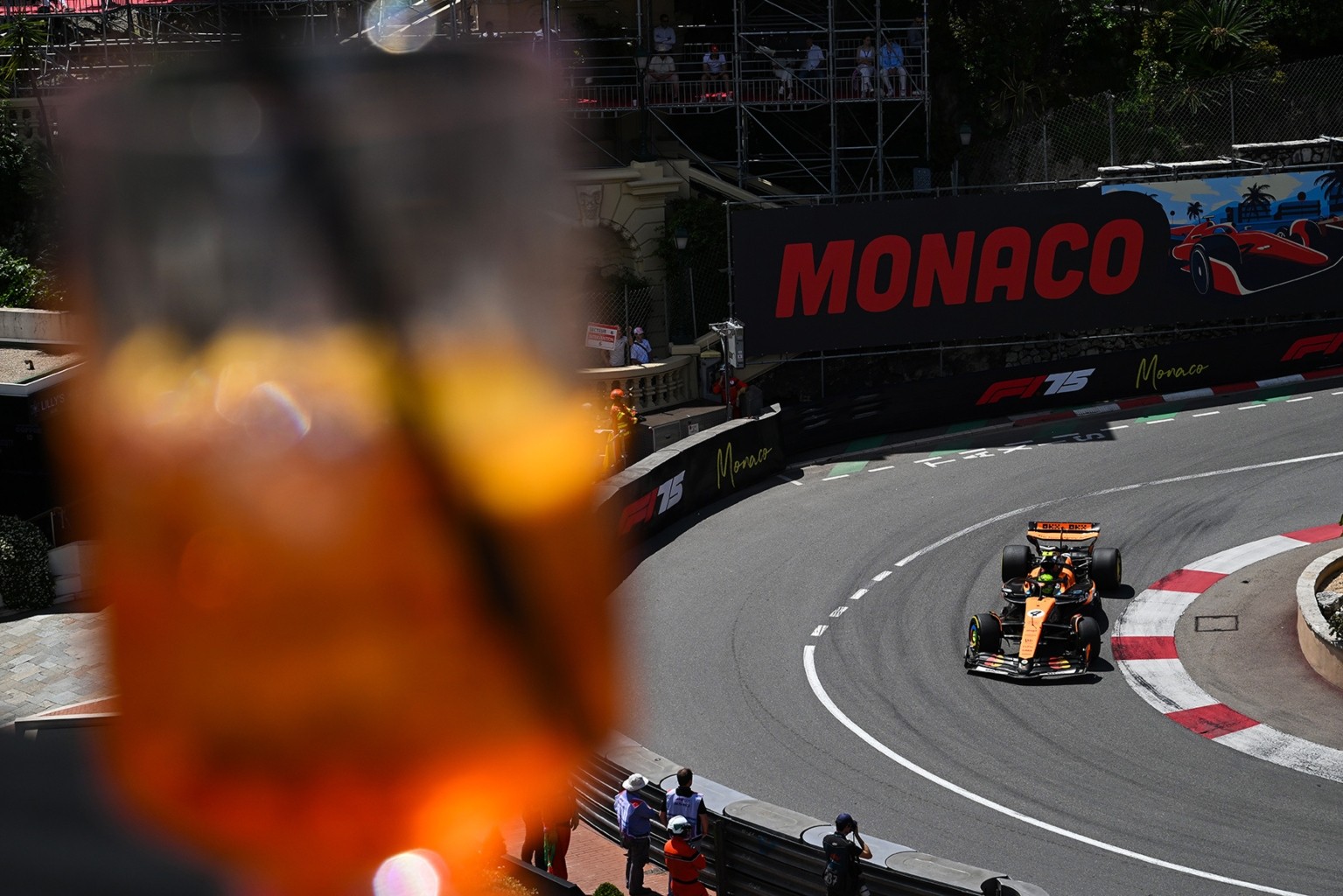 MONTE-CARLO, MONACO - MAY 23: Lando Norris of Great Britain driving the (4) McLaren MCL39 Mercedes on track during practice ahead of the F1 Grand Prix of Monaco at Circuit de Monaco on May 23, 2025 in Monte-Carlo, Monaco. (Photo by Sam Bagnall/Sutton Images)