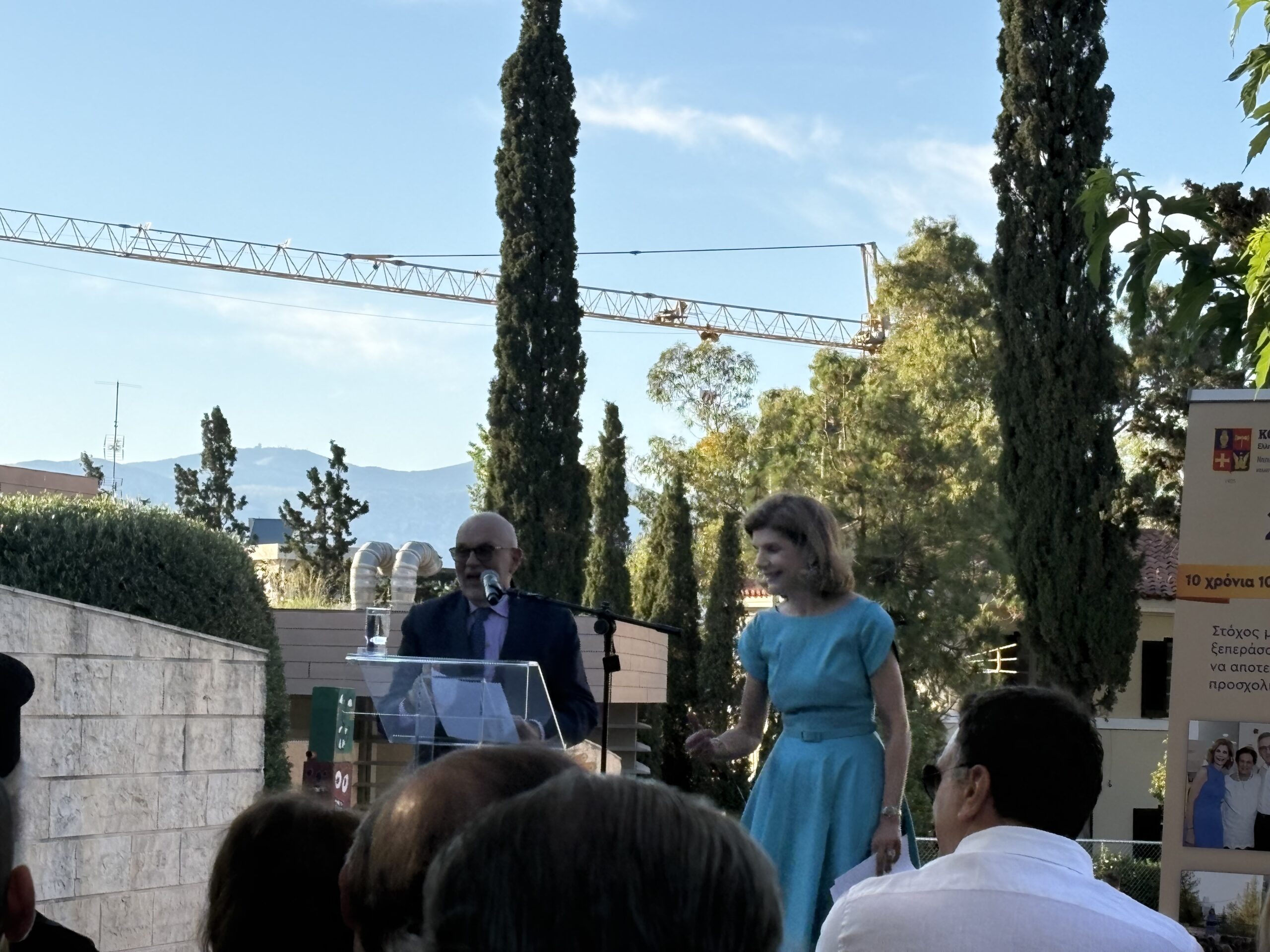 Ο κ. Σπύρος Πολλάλης, Πρόεδρος του Κολλεγίου Αθηνών