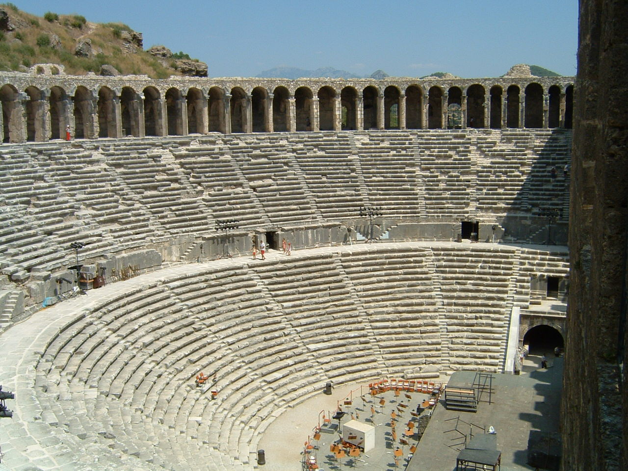 Το αρχαίο θέατρο της Ασπένδου από τα μεγαλύτερα της Μεσογείου