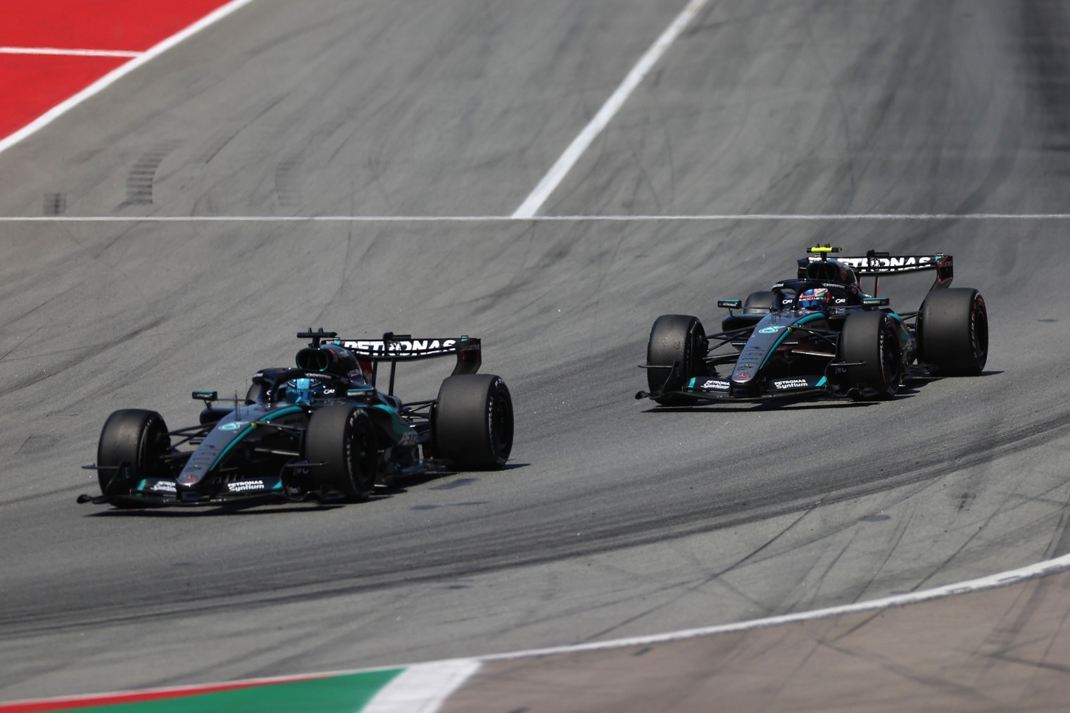 F1 Mercedes: Να γιατί δεν είχε ρυθμό ο Ράσελ στο τέλος του αγώνα στη Βαρκελώνη