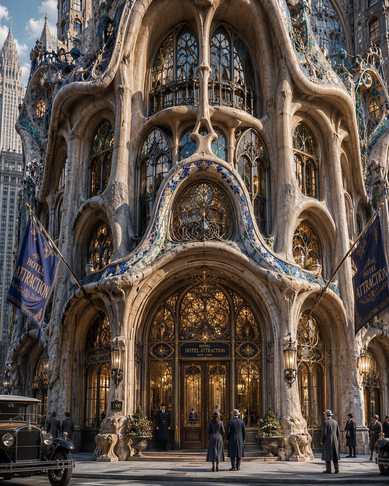 Hotel Attraction: Το μέλλον που οραματίστηκε ο Gaudí για τη Νέα Υόρκη και δεν υλοποιήθηκε ποτέ