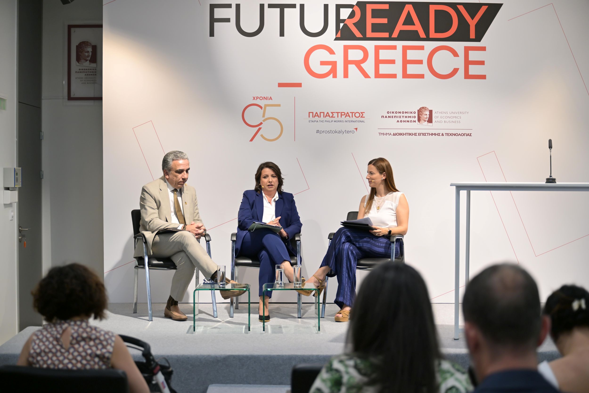 &Omicron; &Iota;&omega;ά&nu;&nu;&eta;&sigmaf; &Nu;&iota;&kappa;&omicron;&lambda;ά&omicron;&upsilon;, &Pi;&rho;ό&epsilon;&delta;&rho;&omicron;&sigmaf; &Tau;&mu;ή&mu;&alpha;&tau;&omicron;&sigmaf; &Delta;&Epsilon;&Tau;, &eta; M&alpha;&rho;ί&alpha; &Pi;&alpha;&tau;&alpha;&kappa;&iota;&omicron;ύ&tau;&eta;, &Gamma;&epsilon;&nu;&iota;&kappa;ή &Delta;&iota;&epsilon;&upsilon;&theta;ύ&nu;&tau;&rho;&iota;&alpha; &Alpha;&nu;&theta;&rho;ώ&pi;&omega;&nu; &kappa;&alpha;&iota; &Kappa;&omicron;&upsilon;&lambda;&tau;&omicron;ύ&rho;&alpha;&sigmaf; &tau;&eta;&sigmaf; &Pi;&alpha;&pi;&alpha;&sigma;&tau;&rho;ά&tau;&omicron;&sigmaf; &kappa;&alpha;&iota; &Nu;&omicron;&tau;&iota;&omicron;&alpha;&nu;&alpha;&tau;&omicron;&lambda;&iota;&kappa;ή&sigmaf; &Epsilon;&upsilon;&rho;ώ&pi;&eta;&sigmaf; &tau;&eta;&sigmaf; Phillip Morris International &kappa;&alpha;&iota; &eta; &Mu;&alpha;&rho;&iota;ά&nu;&nu;&alpha; &Sigma;&kappa;&upsilon;&lambda;&alpha;&kappa;ά&kappa;&eta;, &sigma;&upsilon;&nu;&tau;&omicron;&nu;ί&sigma;&tau;&rho;&iota;&alpha;, Founder & CEO, Forest + Tree &kappa;&alpha;&iota; Co-Producer & Host, Brave New Greece