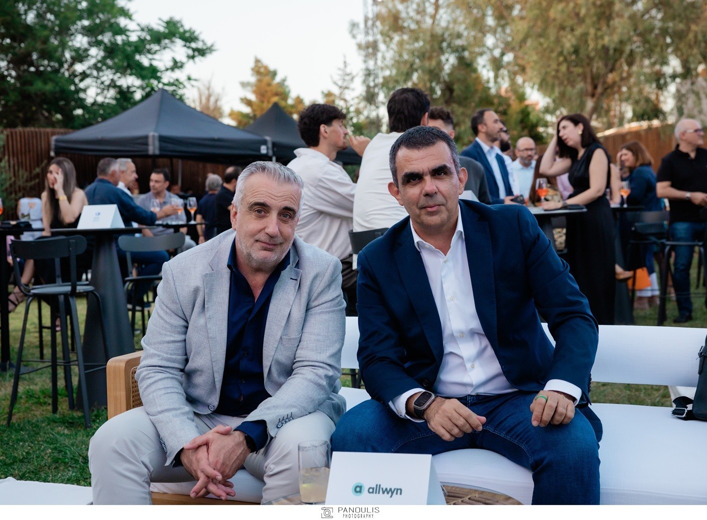 Γιάννης Διανέλλου, CEO της Tora Wallet και Φώτης Ζησιμόπουλος, Chief Sales & Marketing Allwyn Stores Officer