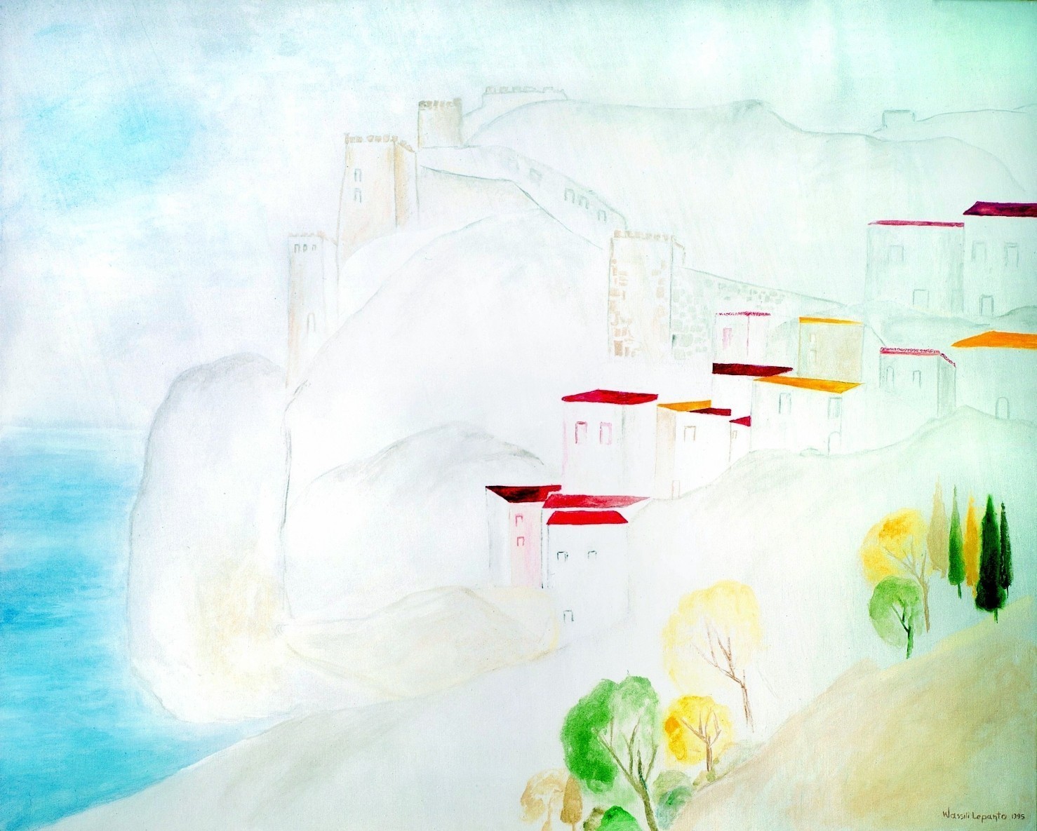 Βασίλης Λουκόπουλος- Wassili Lepanto «Κύθηρα», 1995, Μουσείο Μπενάκη