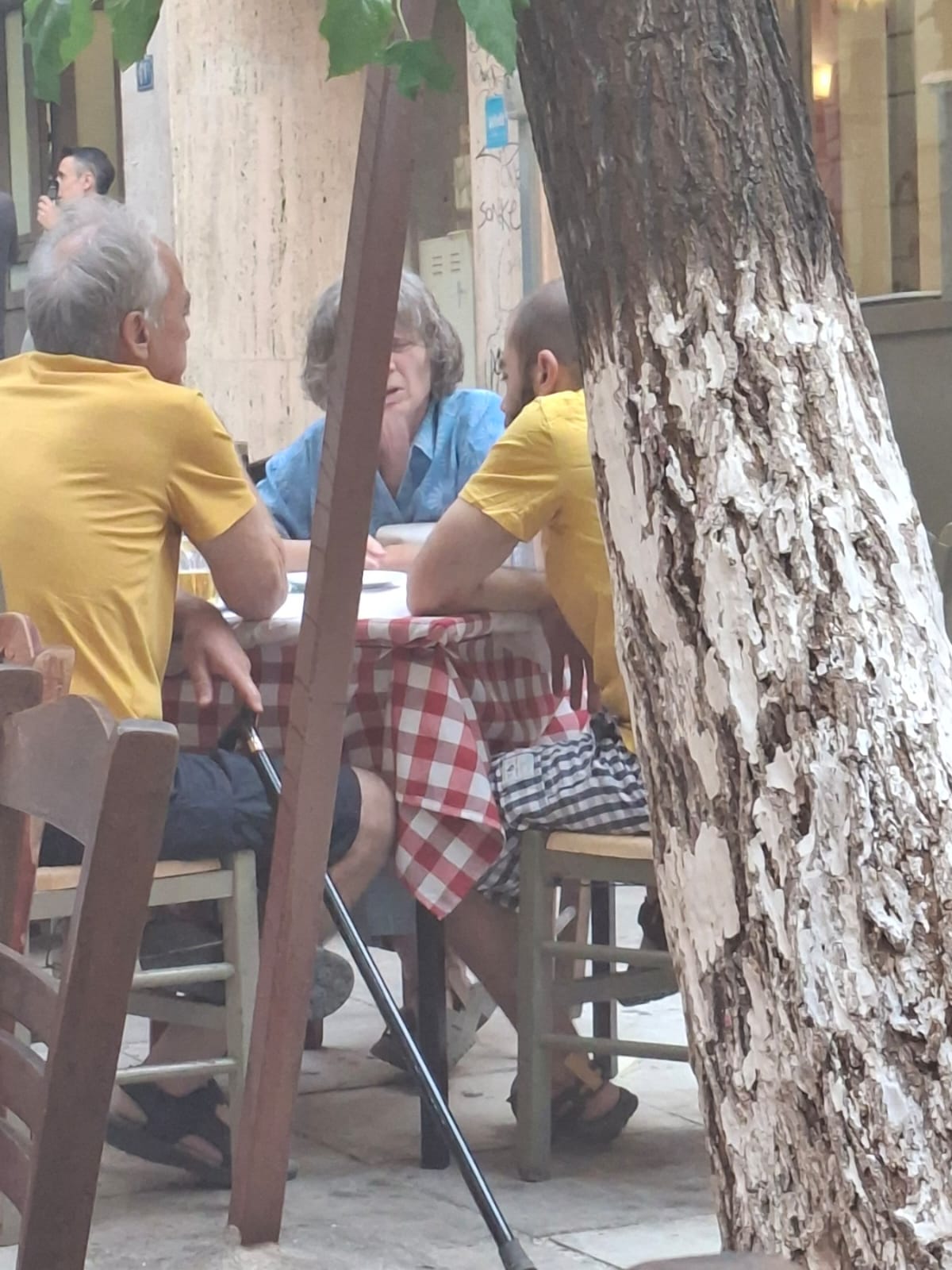 Ο Κουφοντίνας χθες στα Εξάρχεια