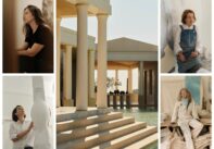 Δεξιοστρόφως: Νικομάχη Καρακωστάνογλου, Μαρίνα Καρέλλα, Αλεξάνδρα Αθανασιάδη, Δέσποινα Φλέσσα Amanzoe x Gallery Ζουμπουλάκη