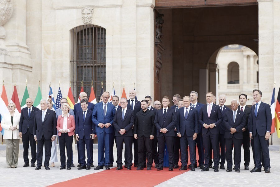 Ο πρωθυπουργός Κυριακός Μητσοτάκης παρευρίσκεται στη συνάντηση της Συμμαχίας των Προθύμων για την Ουκρανία, στο Παρίσι, Δευτέρα 13 Ιουλίου 2026 Πηγή: ΑΠΕ-ΜΠΕ/ΓΡΑΦΕΙΟ ΤΥΠΟΥ ΠΡΩΘΥΠΟΥΡΓΟΥ/ΔΗΜΗΤΡΗΣ ΠΑΠΑΜΗΤΣΟΣ
