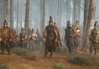 Ο Οδυσσέας (Ματ Ντέιμον) με τους συντρόφους του σε σκηνή από την Οδύσσεια του Κρίστοφερ Νόλαν