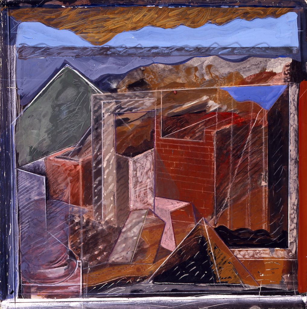 Αλέκος Λεβίδης, «Λαύριο Ι» (1.2.1982). Ιδιωτική συλλογή