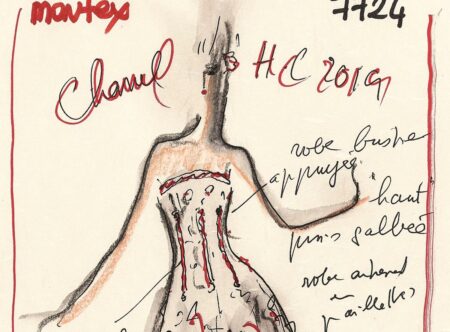 Σχέδιο του Karl Lagerfeld για τον οίκο Chanel - Chanel Illustrated