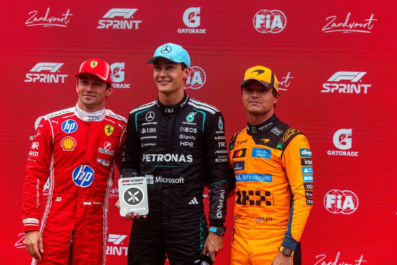 F1 Ολλανδία, Sprint: Νίκη Ράσελ
