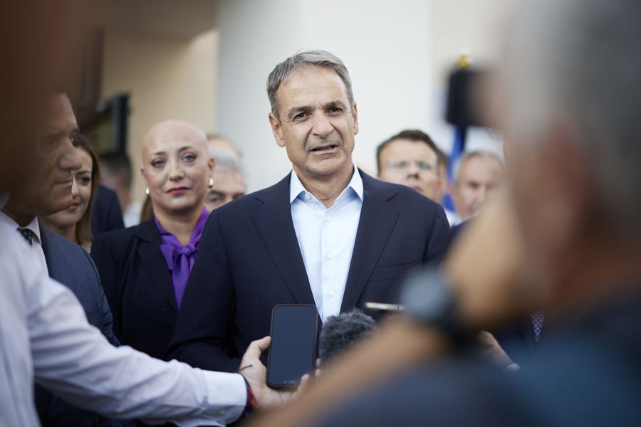 Ο πρωθυπουργός Κυριάκος Μητσοτάκης 
