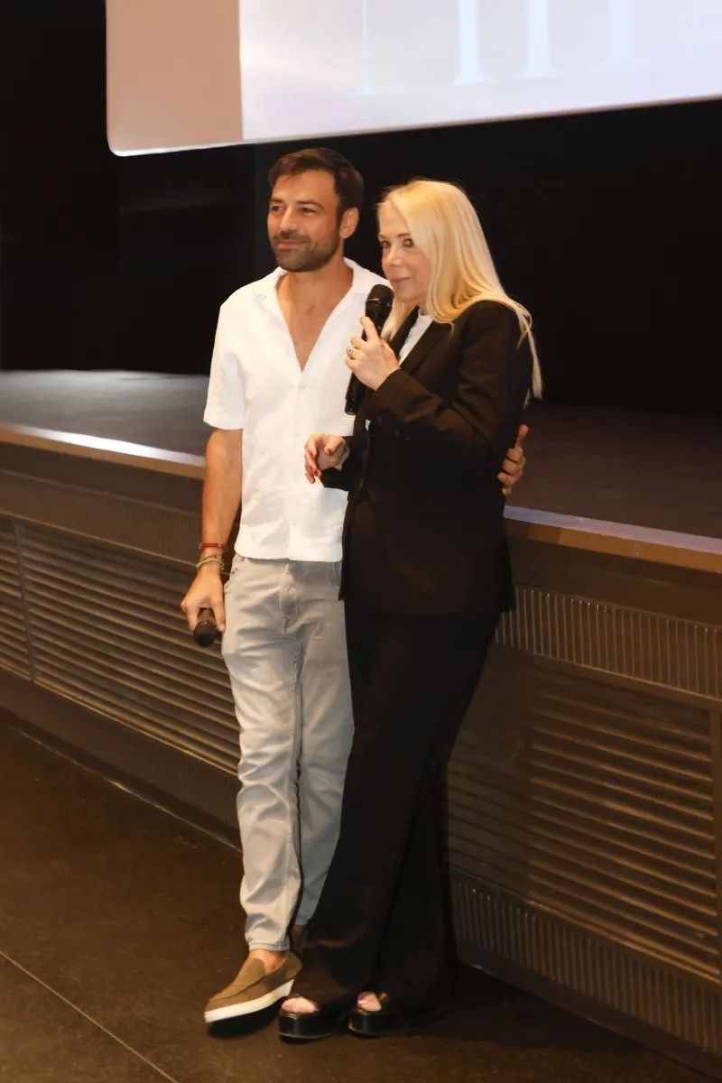 Αντρέας Γεωργίου και Άλκηστις Μαραγκουδάκη, Chief Content Officer του ΣΚΑΪ