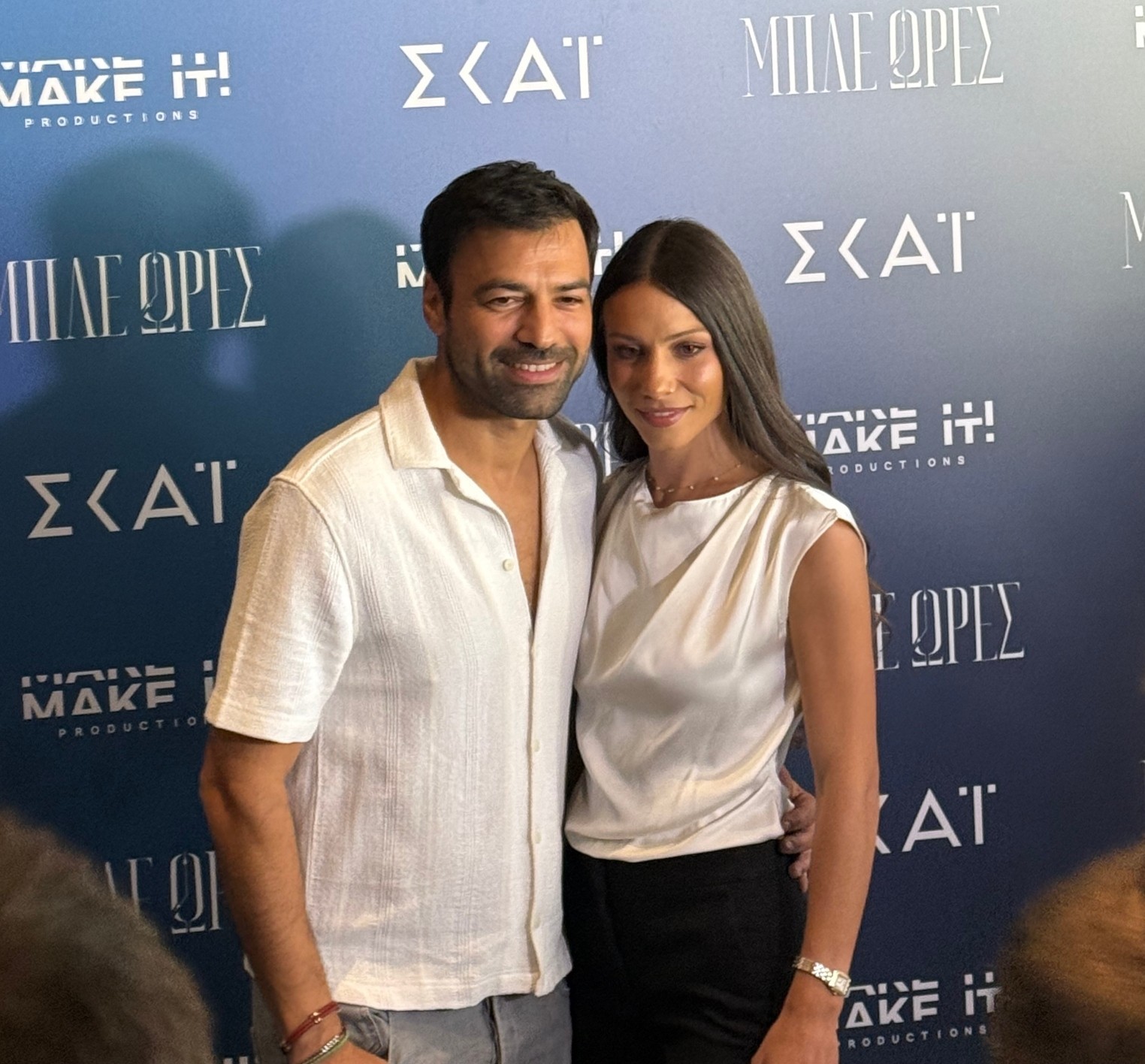 Ο Αντρέας Γεωργίου με τη σύζυγό του, Σιμώνη Χριστοδούλου