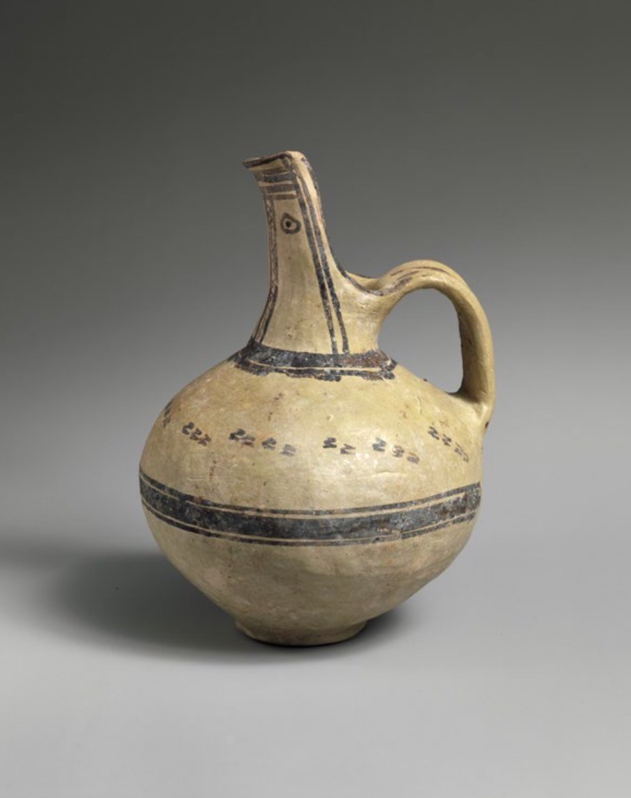 Πήλινη ραμφόστομη πρόχους. (1750 - 1700 π.Χ.)