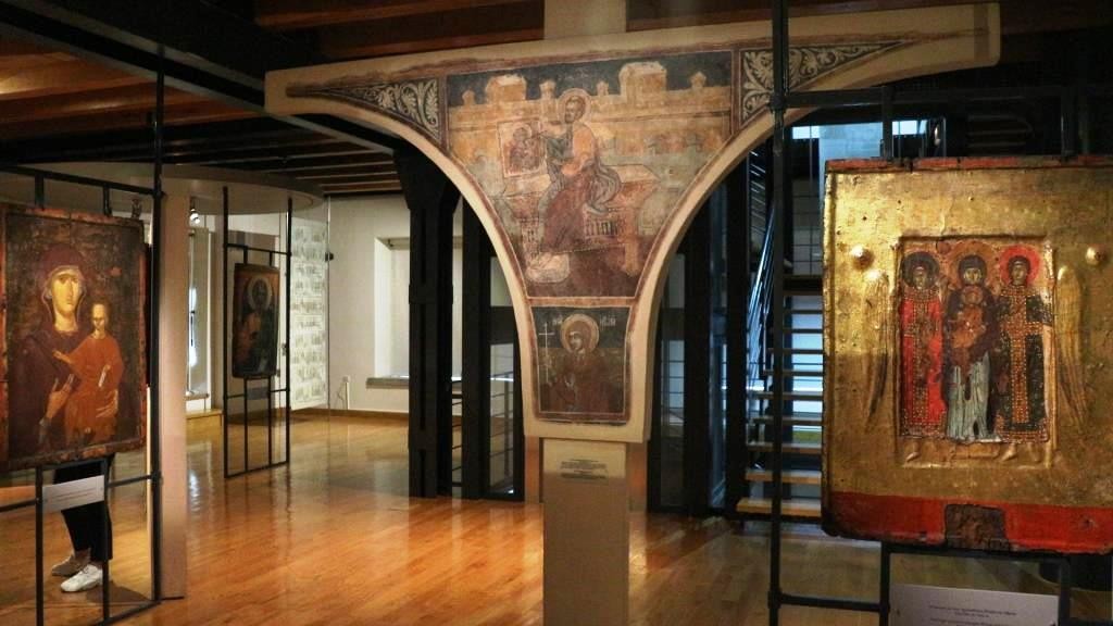 Άποψη έκθεσης του Βυζαντινού Μουσείου Βέροιας