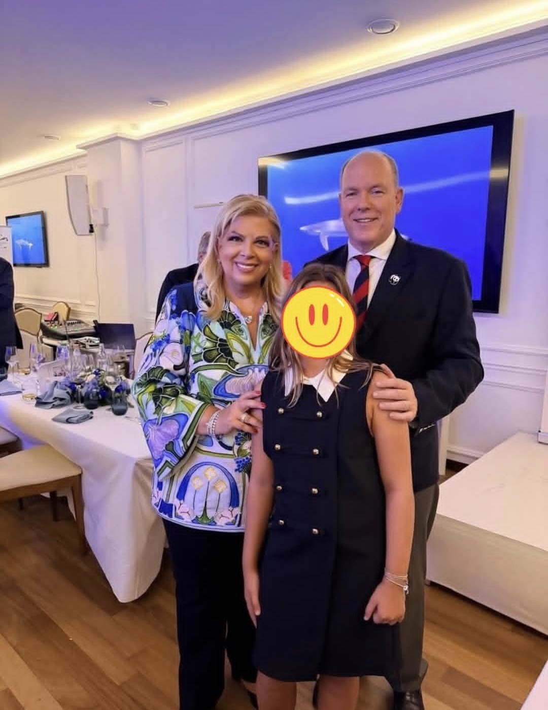 Η Κλέλια Χατζηϊωάννου με τον ΑΥΕ Πρίγκηπα Αλβέρτο 2 του Μονακό