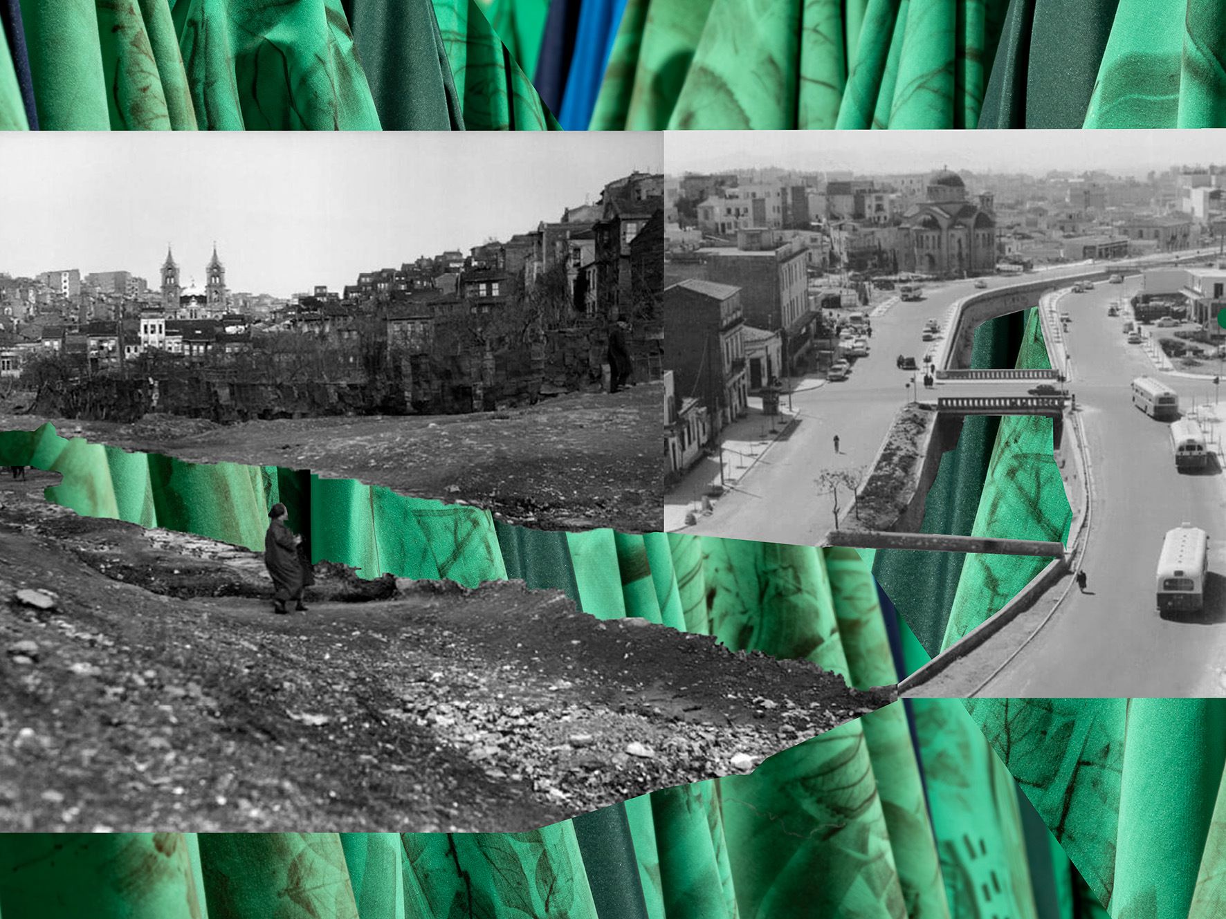 Ήρα Μπουγιουκτασιάν, Σκίτσο για την αποκάλυψη των ποταμών – Ilissos και Ντολαπντερέ 
