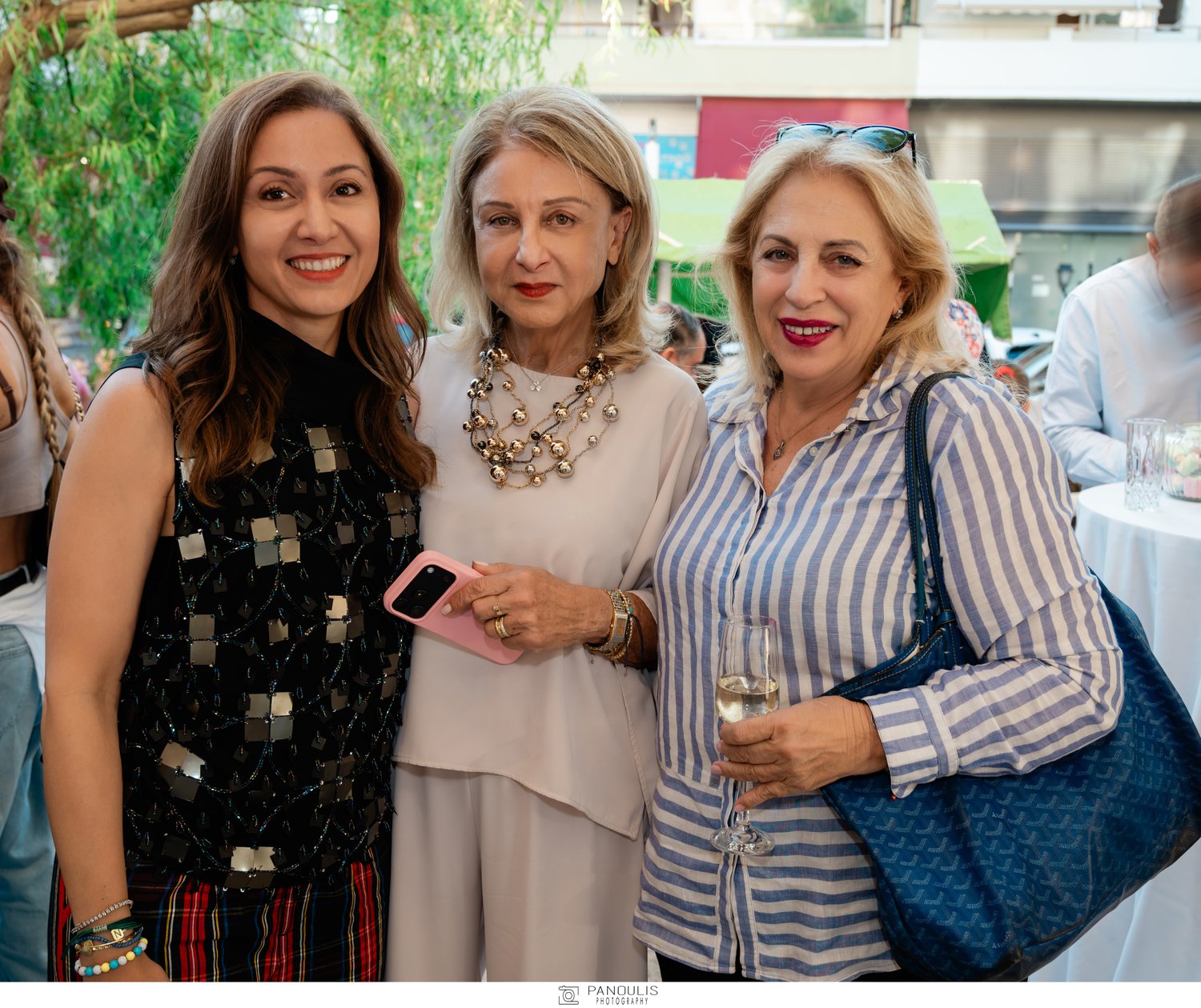 Ένα κλικ με την Ευη και την Michele Philippides