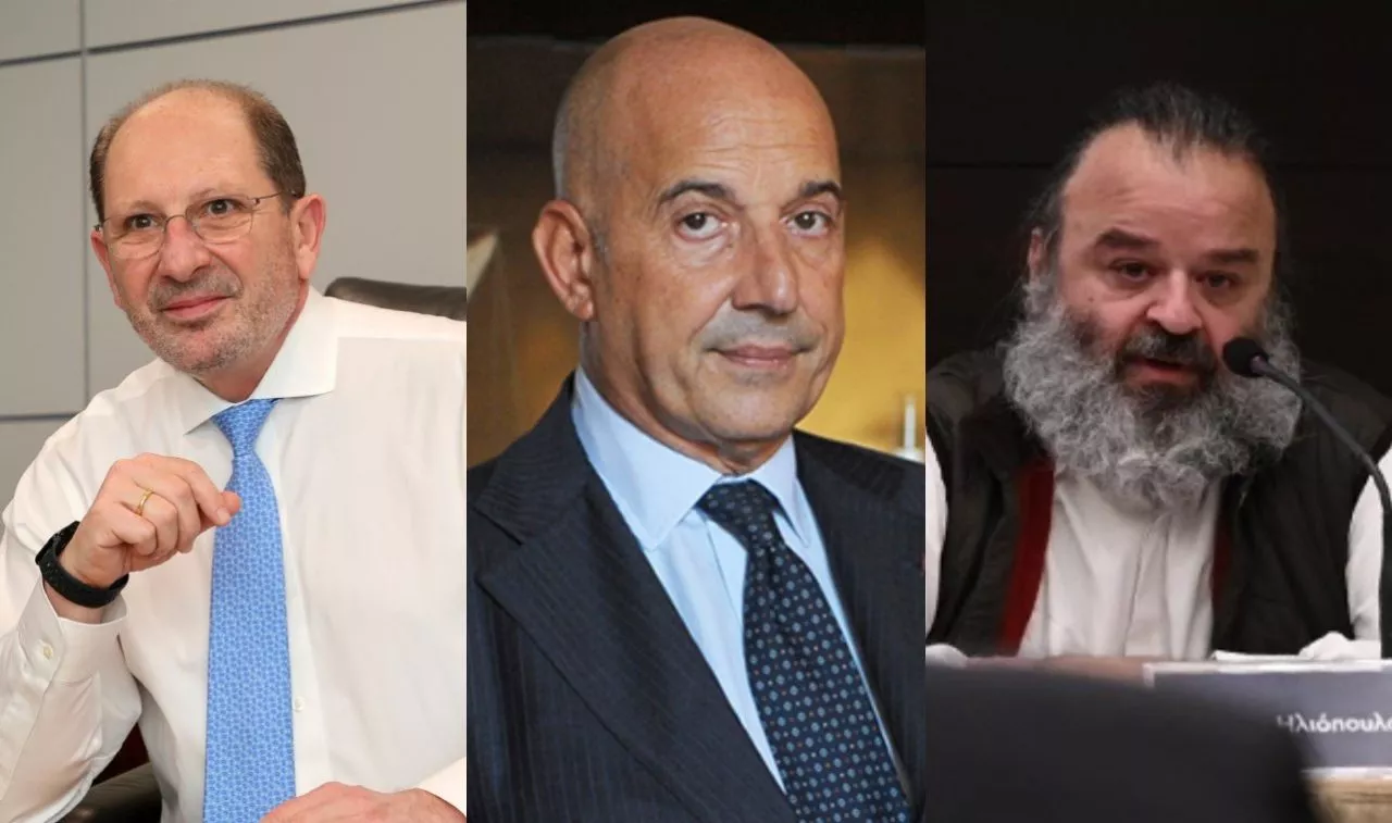 Κυριάκος Μάγειρας (Attica Group) – Emanuele Grimaldi (Minoan Lines) – Μάριος Ηλιόπουλος (SeaJets)